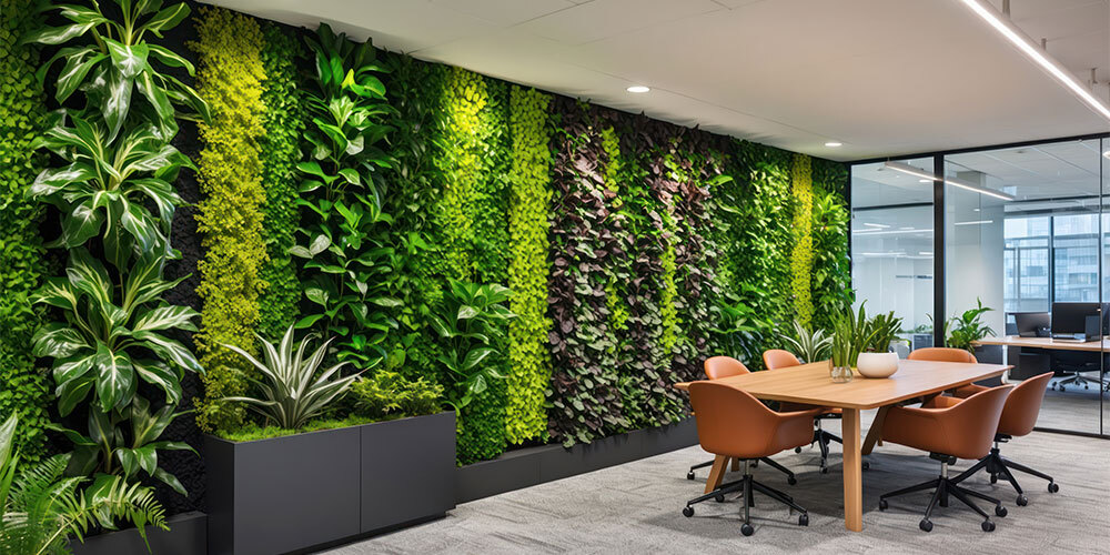 Vertical Garden Designs for Any Office Size